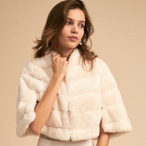 Betsey Johnson Faux-Fur Shrug